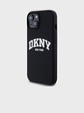 DKNY Tekoči silikonski logotip Arch MagSafe Back Cover za iPhone 11 Black DKNY