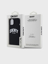 DKNY Tekoči silikonski logotip Arch MagSafe Back Cover za iPhone 11 Black DKNY