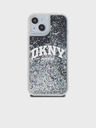 DKNY Tekoči bleščice Arch Logo hrbtni ovitek za iPhone 11 Black DKNY