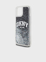 DKNY Tekoči bleščice Arch Logo hrbtni ovitek za iPhone 11 Black DKNY