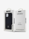 DKNY PU usnje z logotipom Magsafe za iPhone 15 črno DKNY