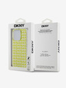 DKNY PC/TPU hrbtni ovitek s ponavljajočim se vzorcem za iPhone 15 Pro Max Yellow DKNY