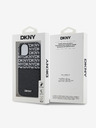 DKNY PU Leather Repeat Pattern Card Pocket Back Cover za iPhone 15 Black DKNY