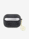 Guess Guess 4G Script PC/PU Charm ohišje za AirPods Pro 2 črno