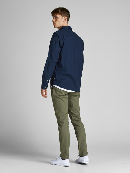 Jack & Jones Temno modra srajca Jack & Jones Oxford