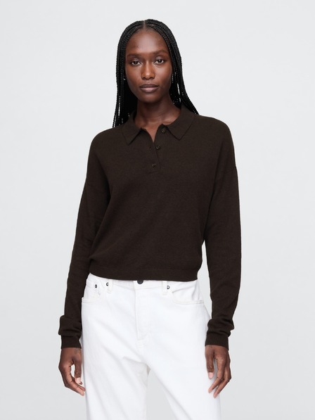 GAP Polo sveter CashSoft