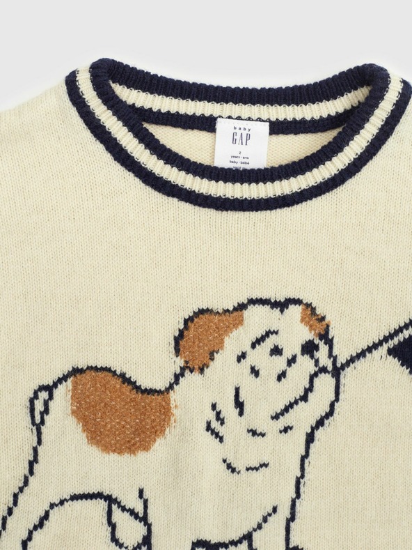 GAP Otroški pleteni pulover GAP