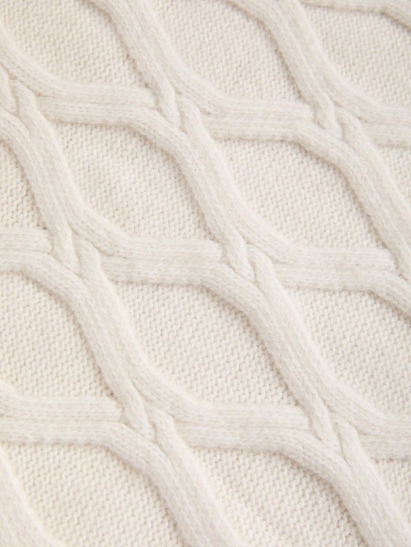 Marks & Spencer Teksturiran pulover iz mehke preje z okroglim vratom Marks & Spencer