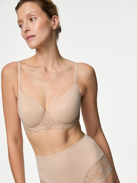 Marks & Spencer Body Soft™ gladek modrček s polnimi skodelicami, velikost 4,5 oz. A-E Marks & Spencer bež