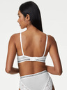 Marks & Spencer Beli ženski push-up modrček s čipko Marks & Spencer Cleo