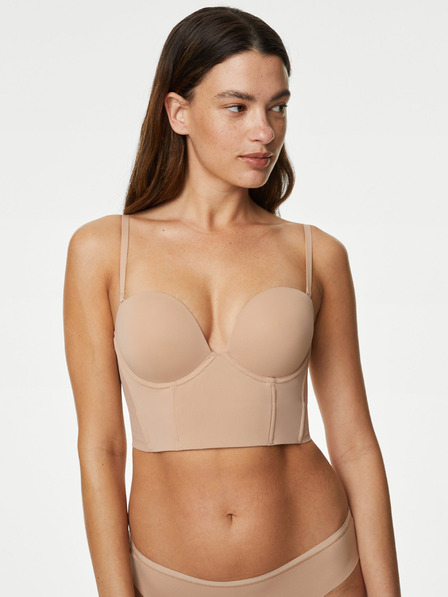 Marks & Spencer Bež Marks & Spencer Body Define™ push-up modrček za ženske