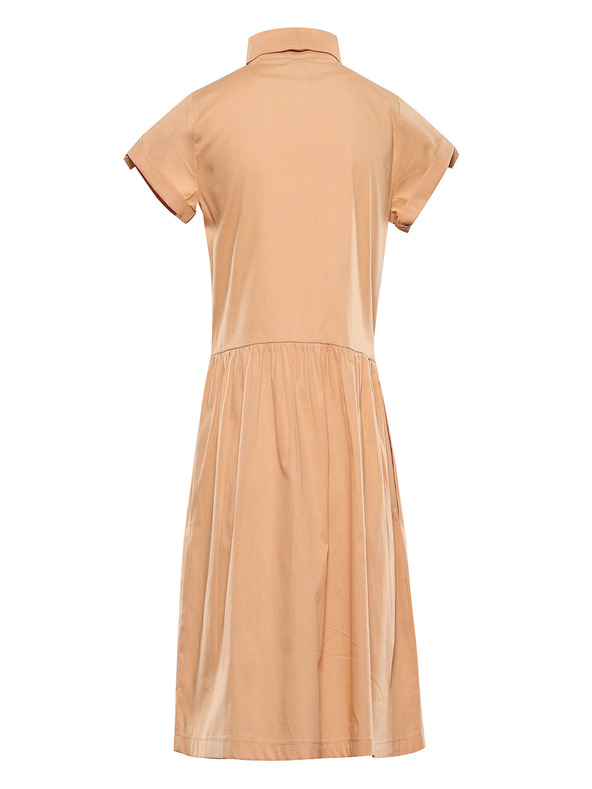 NAX Rjava dekliška obleka NAX Erfo