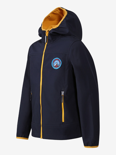 ALPINE PRO Otroška softshell jakna ALPINE PRO OMANO modra