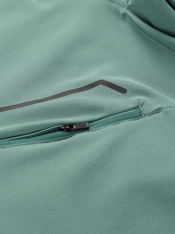 ALPINE PRO Ženske softshell hlače ALPINE PRO RAMELA zelena