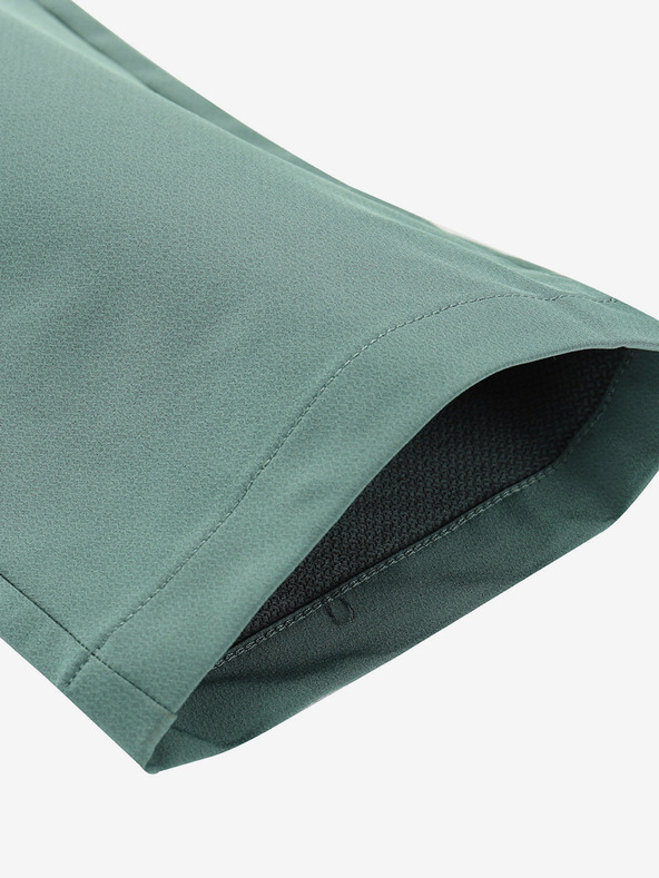 ALPINE PRO Ženske softshell hlače ALPINE PRO RAMELA zelena