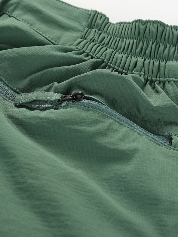 ALPINE PRO Moške hlače z nepremočljivo prevleko in snemljivimi nogavicami. ALPINE PRO NESC zelena