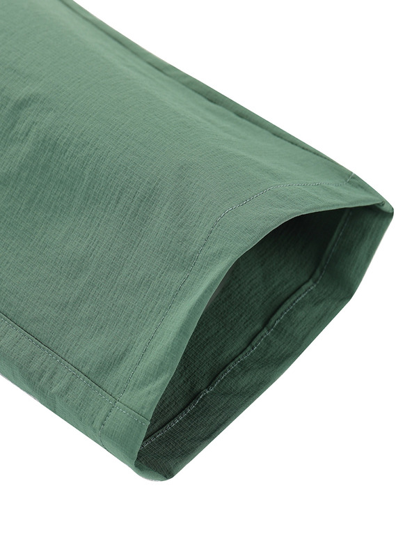 ALPINE PRO Moške hlače z nepremočljivo prevleko in snemljivimi nogavicami. ALPINE PRO NESC zelena