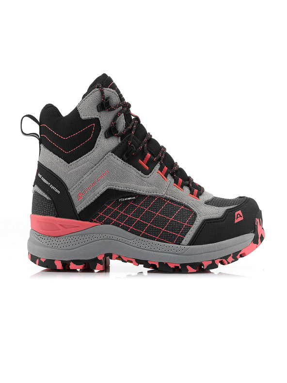 ALPINE PRO Alpine Pro Zerne Grey ženski škornji za na prostem z membrano PTX