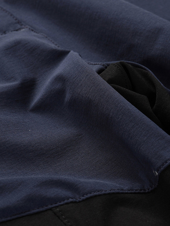 ALPINE PRO Alpine Pro Akana Modre ženske softshell hlače z obdelavo DWR