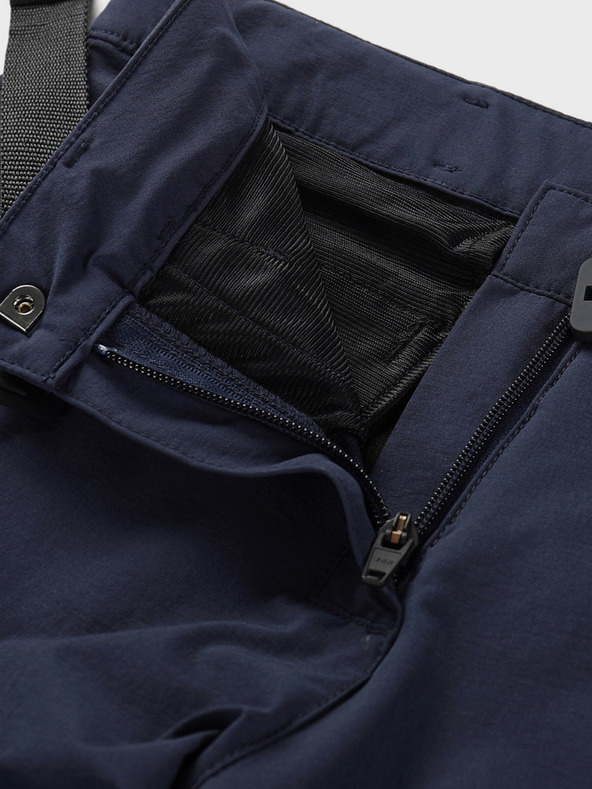 ALPINE PRO Alpine Pro Akana Modre ženske softshell hlače z obdelavo DWR