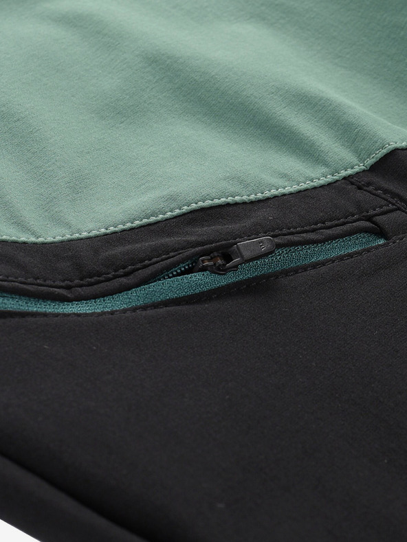 ALPINE PRO Zelene moške softshell hlače Alpine Pro Akan