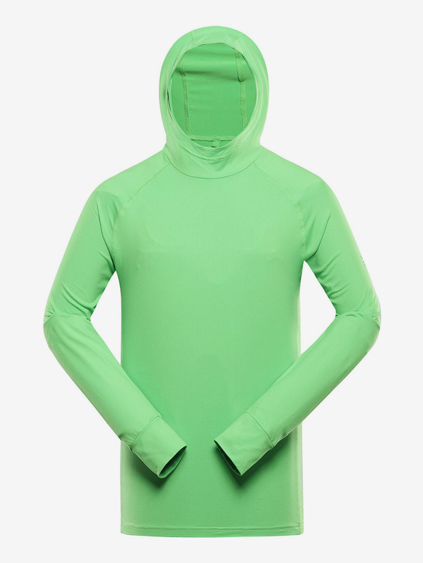 ALPINE PRO Zelena moška hitro sušeča se majica Alpine Pro Izar