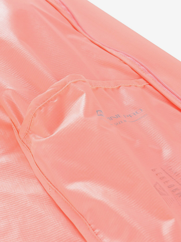 ALPINE PRO Ženska ultralahka smučarska jakna z membrano dwr ALPINE PRO SPINA neon salmon