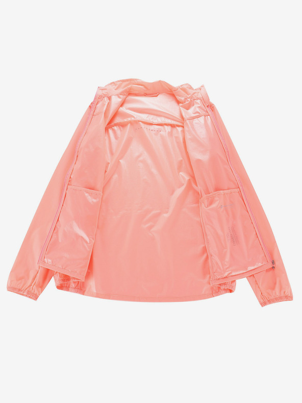 ALPINE PRO Ženska ultralahka smučarska jakna z membrano dwr ALPINE PRO SPINA neon salmon