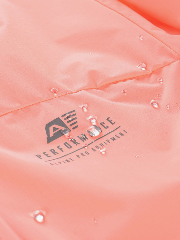 ALPINE PRO Ženska ultralahka smučarska jakna z membrano dwr ALPINE PRO SPINA neon salmon