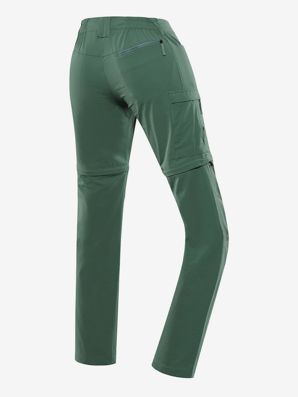 ALPINE PRO Ženske hlače za na prostem s snemljivimi nogavicami ALPINE PRO NESCA myrta