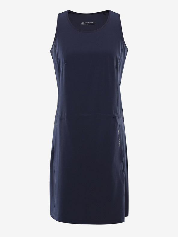 ALPINE PRO Ženska hitro sušeča se obleka ALPINE PRO COLEENA mood indigo