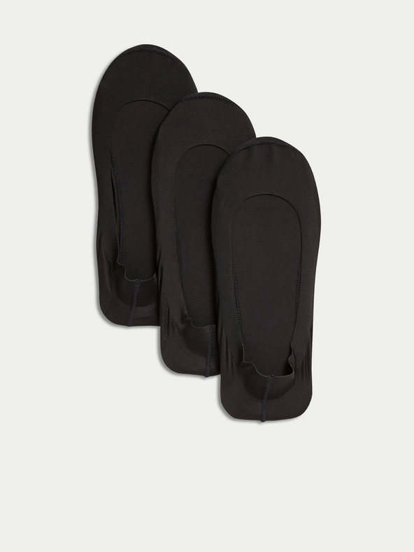 Marks & Spencer Komplet treh črnih ženskih nogavic Marks & Spencer