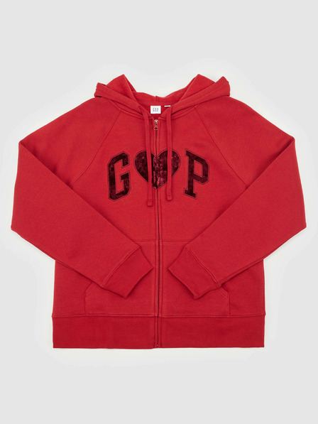 GAP Mikina z logotipom Gap na zadrgo