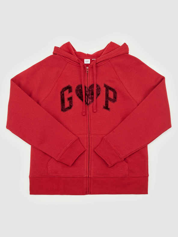 GAP Mikina z logotipom Gap na zadrgo