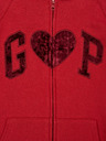 GAP Mikina z logotipom Gap na zadrgo