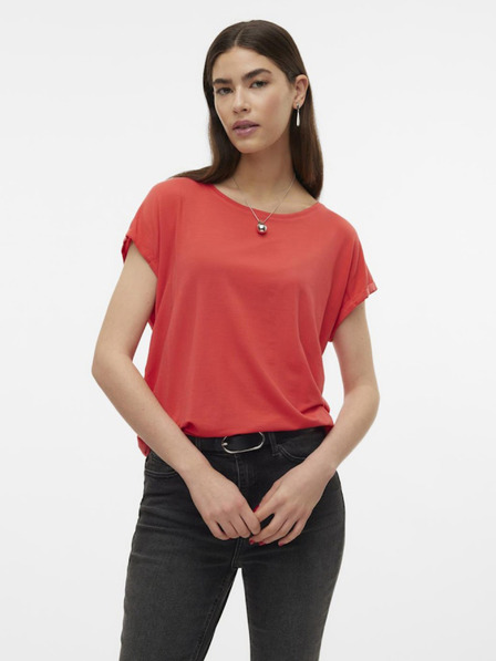 Vero Moda Rdeča ženska majica Vero Moda Ava
