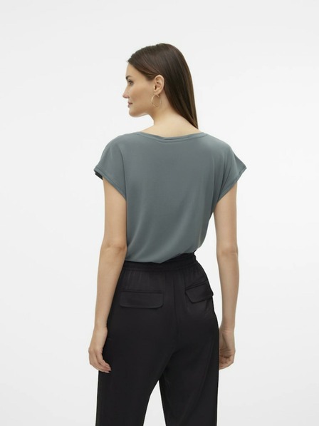Vero Moda Zelena ženska majica Vero Moda Filli