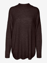 Vero Moda Rjav ženski pulover Vero Moda Plaza