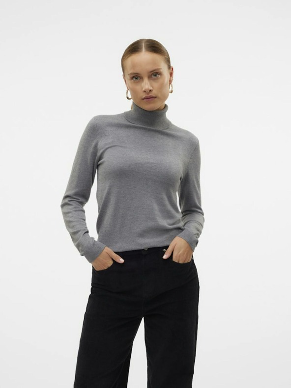 Vero Moda Siv ženski rolokavs Vero Moda Iris