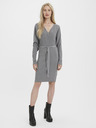 Vero Moda Siva ženska pulover obleka Vero Moda Hollyrem