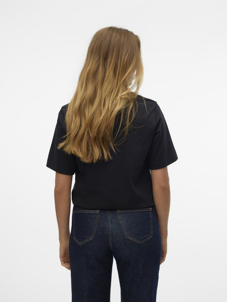 Vero Moda Črna ženska majica Vero Moda Demi