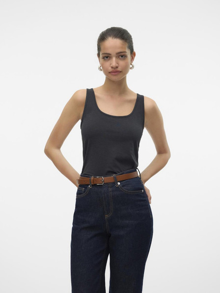 Vero Moda Temno siva ženska majica Vero Moda Lulu