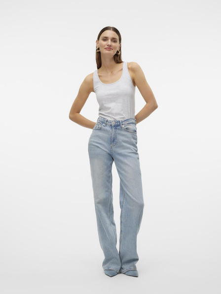 Vero Moda Svetlo siva ženska majica Vero Moda Lulu