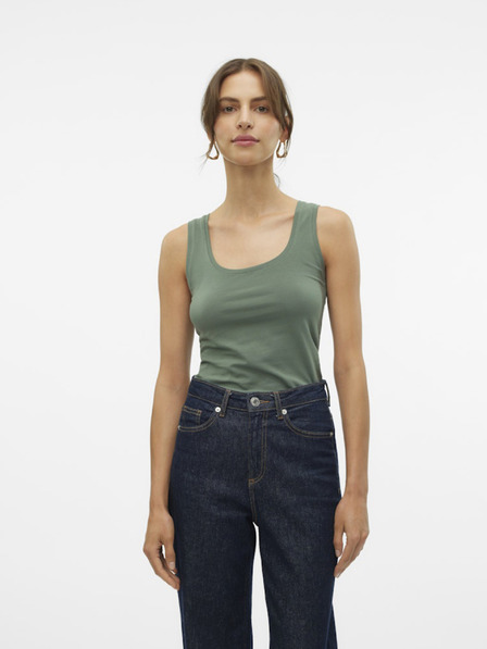 Vero Moda Zelena majica Vero Moda Lulu za ženske