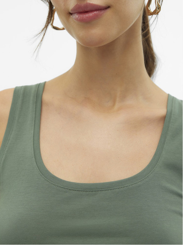 Vero Moda Zelena majica Vero Moda Lulu za ženske