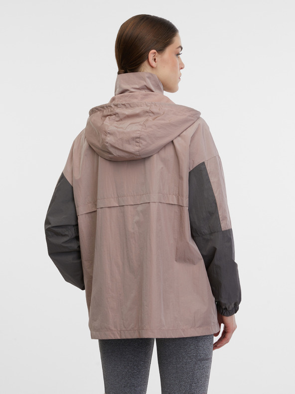 Orsay Svetlo roza ženska športna lahka jakna s kapuco ORSAY