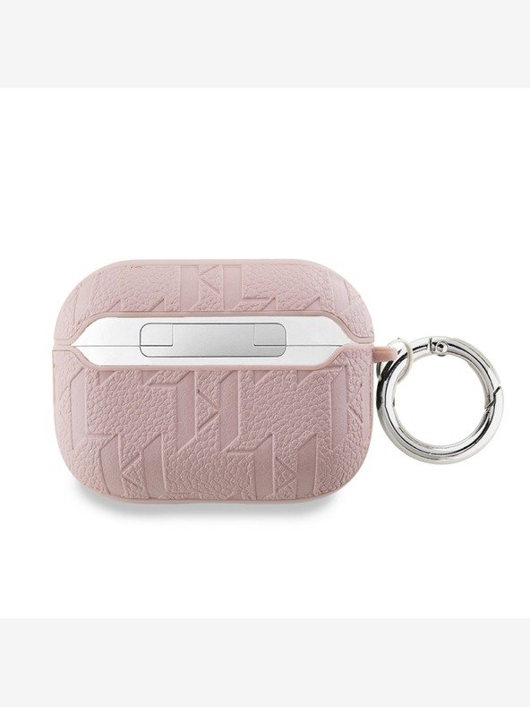 Karl Lagerfeld Karl Lagerfeld PU reliefni etui z glavo Karl za AirPods Pro 2 roza Karl Lagerfeld PU reliefni etui z glavo Karl za AirPods Pro 2 roza