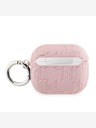 Karl Lagerfeld Karl Lagerfeld PU Embossed Choupette Head Case za AirPods 3 Pink