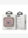 Karl Lagerfeld Karl Lagerfeld PU Embossed Choupette Head Case za AirPods 3 Pink