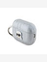 Karl Lagerfeld Karl Lagerfeld PU etui z reliefom Karl Head za AirPods Pro 2 Silver